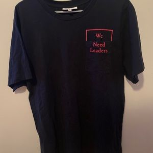 Public School NY “We Need Leader” XL pocket tee XL